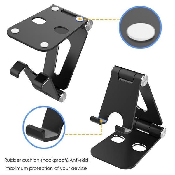 Massivt aluminiumsstativ | Universal til telefoner og tablets