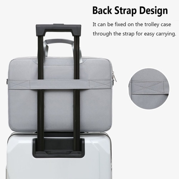 11 13 14 15,6 tommer håndtaske til bærbar computer CASE 15,6 tommer Sort 15.6 inch