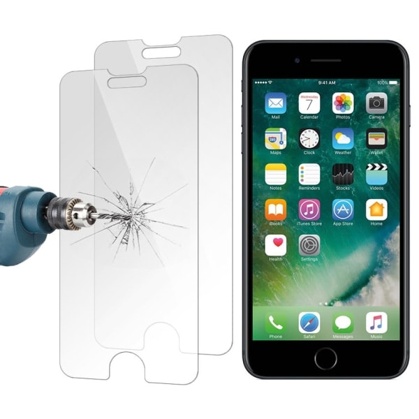 /Hc/2kpl iPhone 7/8 Plus - Näytönsuoja Karkaistu Lasi Läpinäkyvä