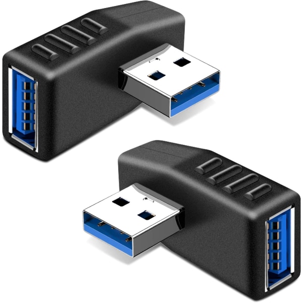 2 delar USB 3.0 vinkeladapter USB vinkelkontakt