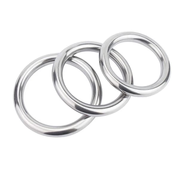 15 stk. Svejsede Runde Ringe Glatte Solid O-ring 3X50MM 3x50mm