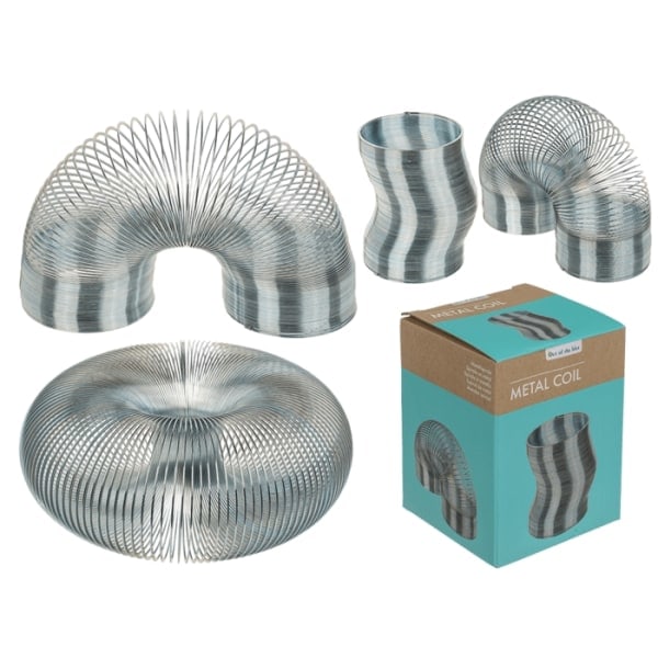 /Hc/Stor Metall Slinky - Fjädrande Metallutseende