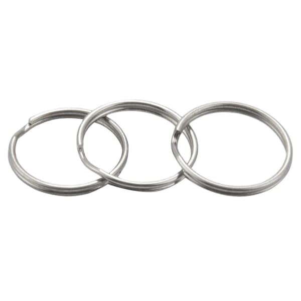 60 stk. 20 mm Ydre Diameter Universal Delte Nøgleringe Nøgleringholder