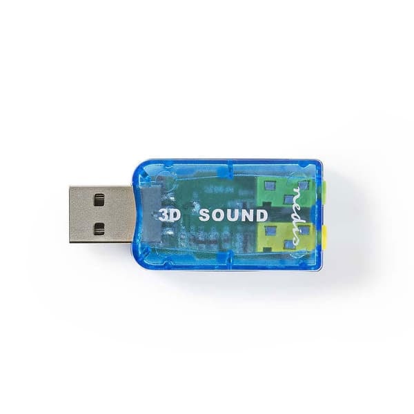 {NT}Nedis USB-äänikortti 5.1, 3,5 mm liitännällä