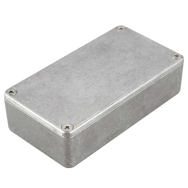 1 st Gitarr Effektpedal Aluminium Stomp Box Kapsling för DIY Gitarrpedal Kit 1590B