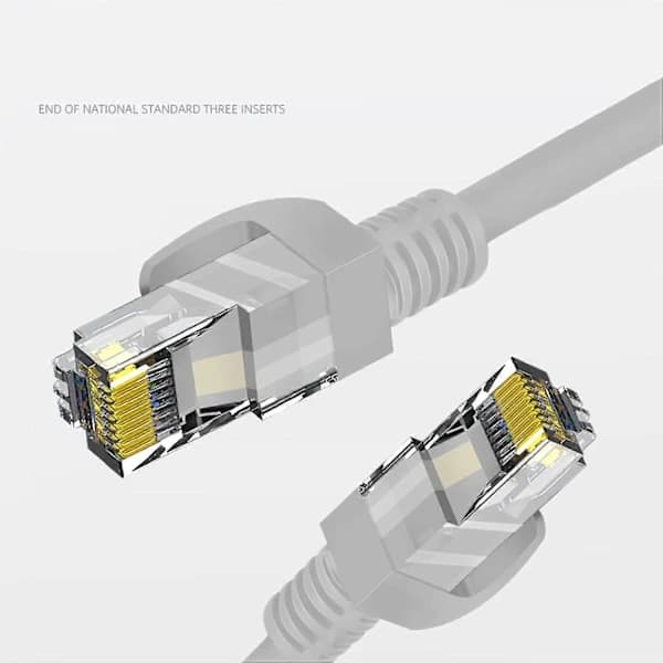 Cat6 Ethernet Patch-kabel RJ45 1000Mbps 3m til PC-routere Computer Internet Netværk (FMY)