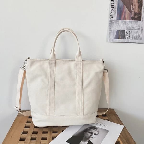 Tote tasker Skuldertaske HVID hvid