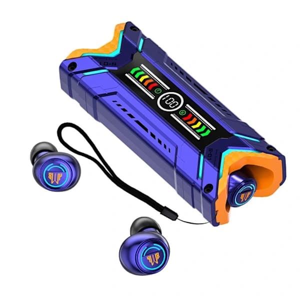2023 Mecha Trådløst Gaming Headset BLÅT Blå