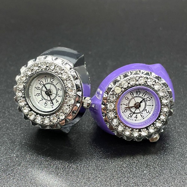 Digitalt Ur Ring Ur GUL