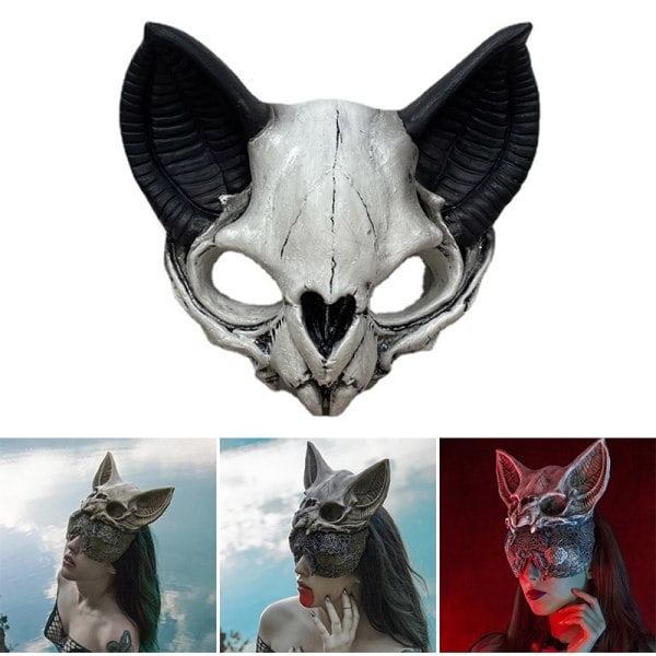 [NT] Horror Maske Håndlavet Resin Håndværk Halloween Cosplay Kostume Rekvisitter til Festival Party Maskerade 1