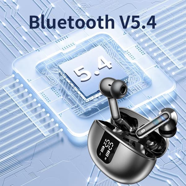 Trådløse Bluetooth-hodetelefoner – 90 timer BT 5.4