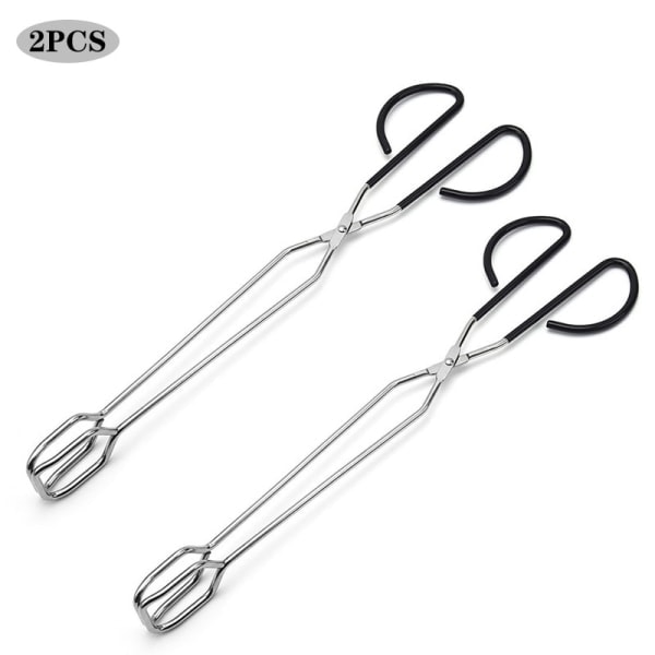 [NT] Extra lång saxpincett 41 cm Rostfritt stål Grillpincett Grilltång Matlagningsredskap Köksutrustning 2 st