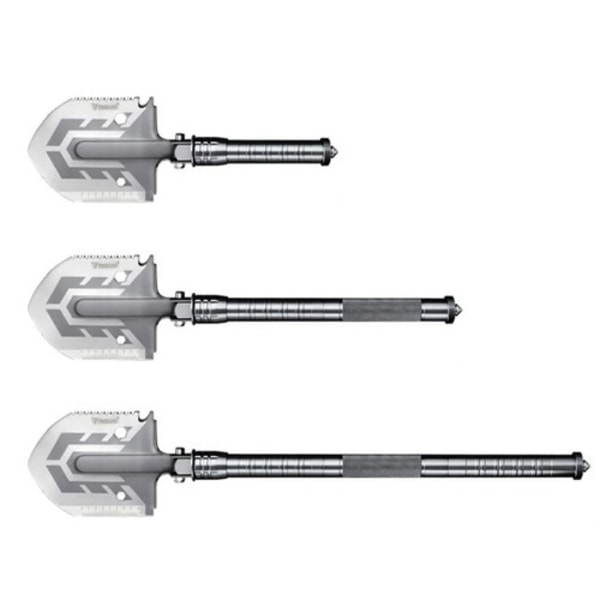 /Hc/16-i-1 Sammenklappelig Spade/Hakke/Sav/Kniv - Camping