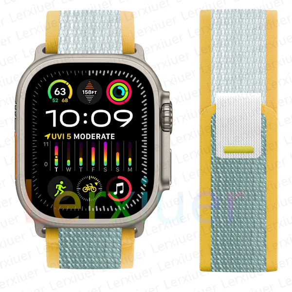 Trailrem til Apple Watch Ultra 2 rem 49mm 44mm 45mm 40mm 41mm 38mm 42mm 45 44 mm armbånd iWatch series 8 9 7 6 5 3 se Sunshine Sunshine/NC/ 42 44 45 49mm Sunshine