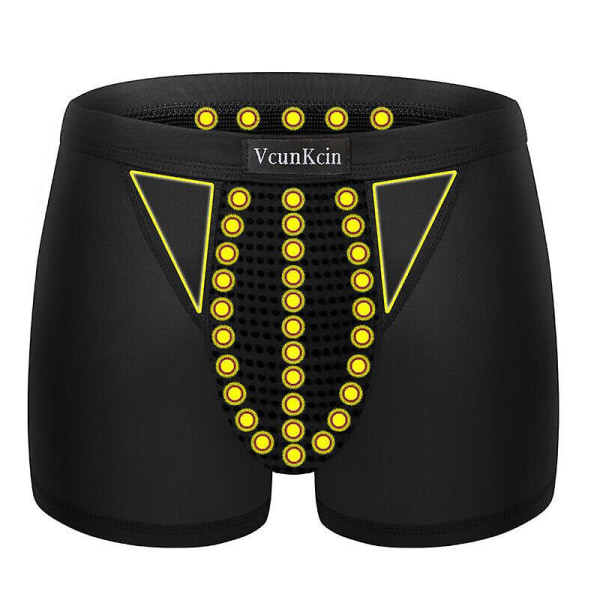 Men's Energy Field Thpy Pants Magnetic Male Underwear Boxer 4XL Black