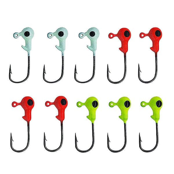 {NT} Jighead flere farver 10-pak