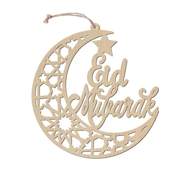 Puukoriste Ramadan Eid Banner Mubarak Käsityöt 4 4