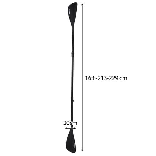Padleåre til SUP - Sammenleggbar / Teleskopisk - 163-229 cm