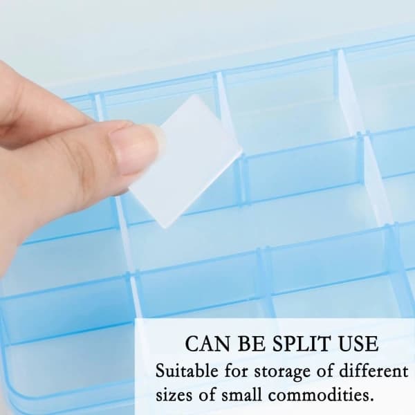 Plastik Opbevaringsboks, Sorteringsboks Sortimentsboks