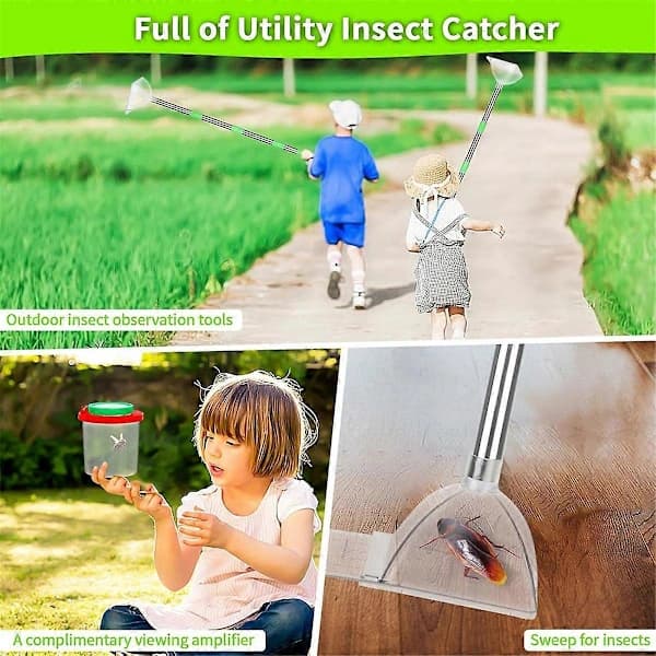 Spider and Insect Catcher - Adjustable Long Handle Spider Catcher