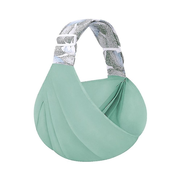 Nyfødt Slynge Dobbel Bruk Amme Cover Bæretøy Mesh Stoff Ammebæretøy Opp Babybærer Green