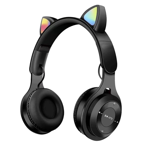 Trådløse Bluetooth Headset Børnehovedtelefoner SORT sort