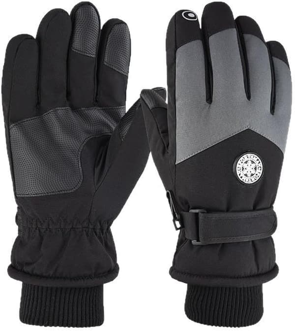skidhandskar - Handskar - vinterhandskar - handskar herr - One size - Svart och Grå