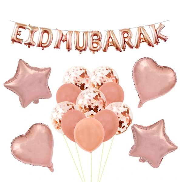 Kirjainilmapallot EID MUBARAK Ilmapallot TYYPPI B TYYPPI B