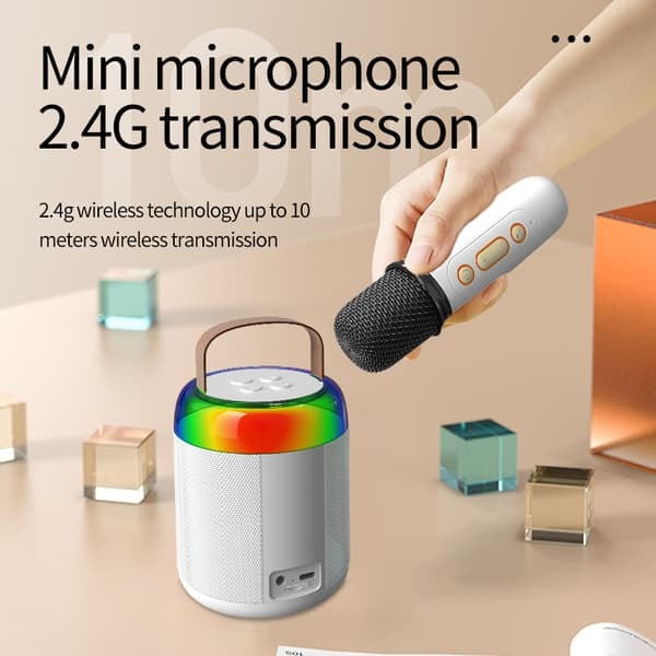 [NT]Y2 Dobbel Mikrofon Karaoke Maskin