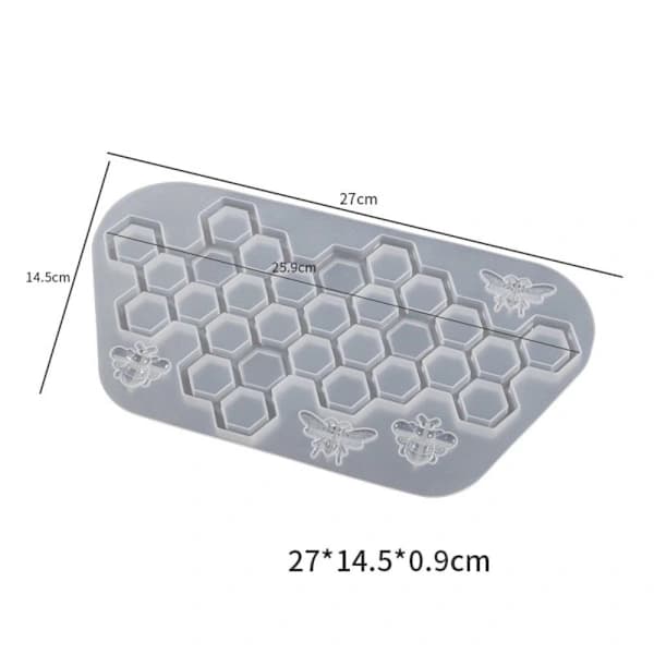 Honeycomb forme nøglering form 2 2 2