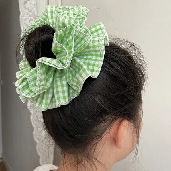 Scrunchies hårelastikker 4 4 4