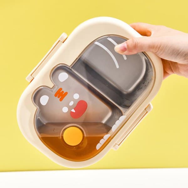 [NT] Multi-rum forsegling Bento Box Multipurpose lækagesikker madbeholder til picnic Grøn
