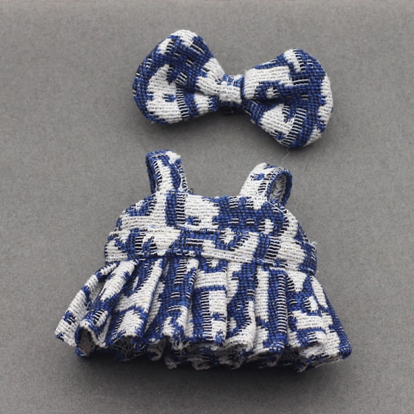 /NC/Labubu Kläder Klänning Labubu Märkeskläder Outfit 17cm Plyschdocka Liten Doft Vind Rem Klänningsset Labubu Kläder #2