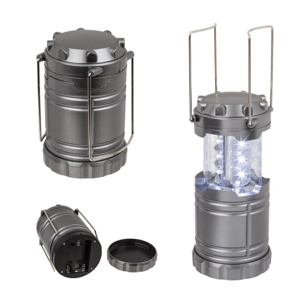 /Hc/Campinglampe Lanterne / Teltlampe - Lampe til camping grå