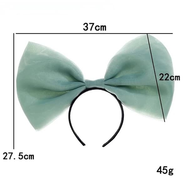 Hårbåge Bowknot Hårband GRÖN grön