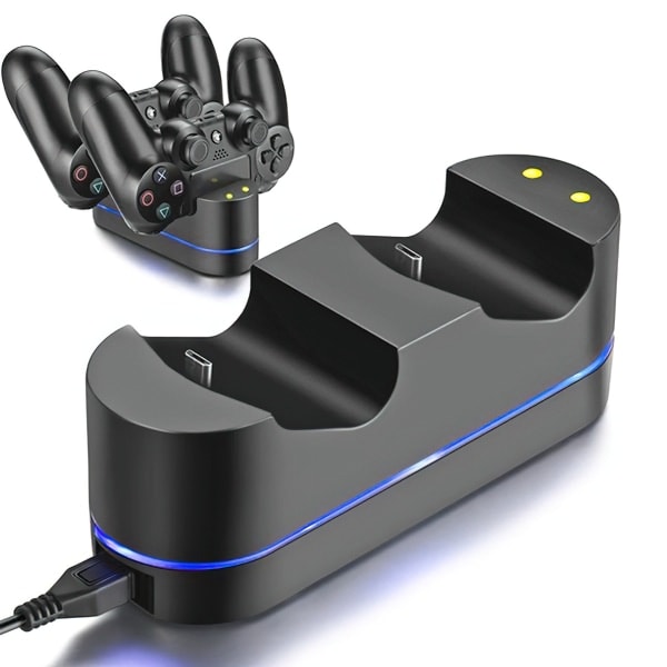 /Hc/Laddstation för PS4 - Laddare Handkontroll /Playstation Kontroll