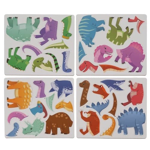 Magnetisk puslespill for barn - Dinosaur