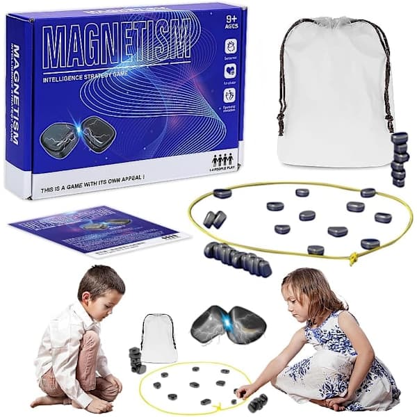 Magnetisk sjakkbrett - Magnetisk sjakk, sett, reise