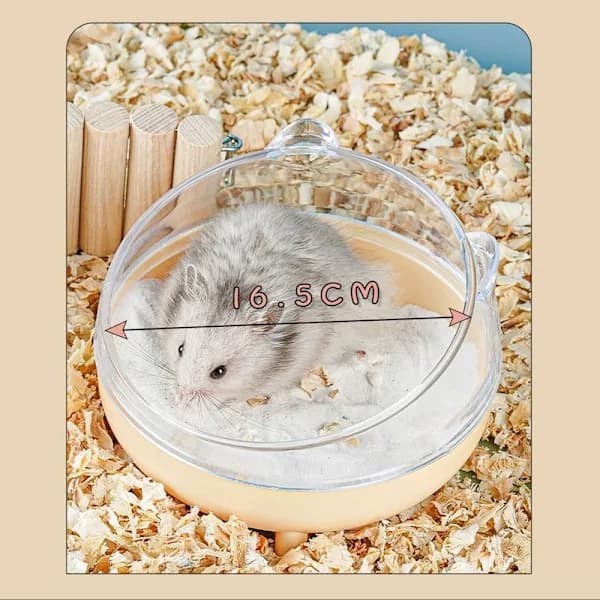 Hamster Sandbad Beholder Hamster Sandbad Boks ROSA Rosa