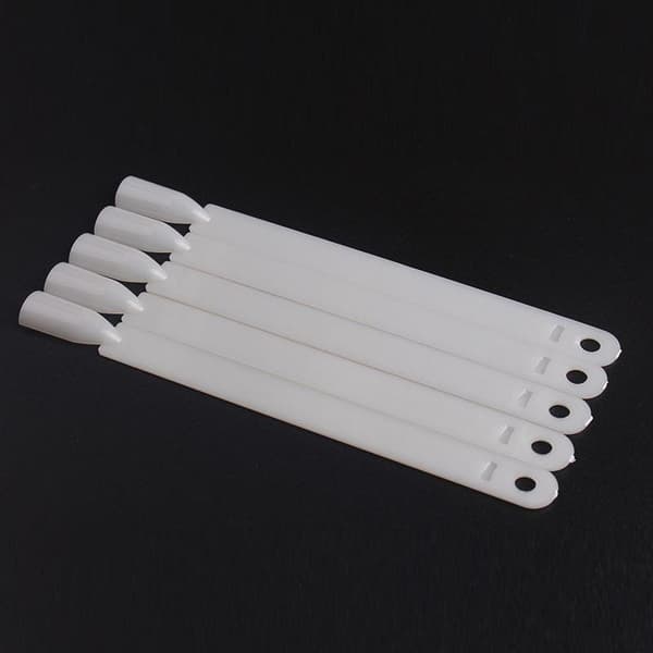 50x Displaytips / Display for neglelakkprøver Vit white