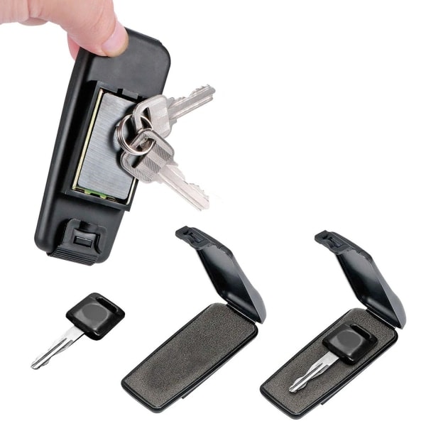 /Hc/Key Safe with Magnet - Magnetic Box Black
