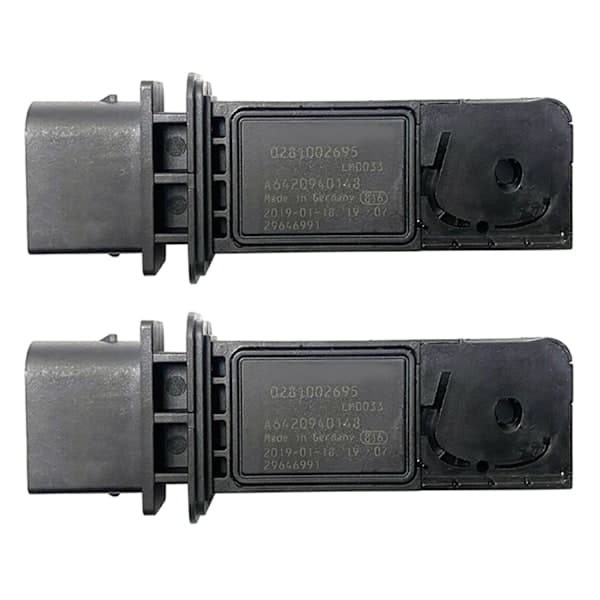 2x Bilstrømningsmåler Sensor Maf Massesensor 0281002695 A6420940148 For -_ NN