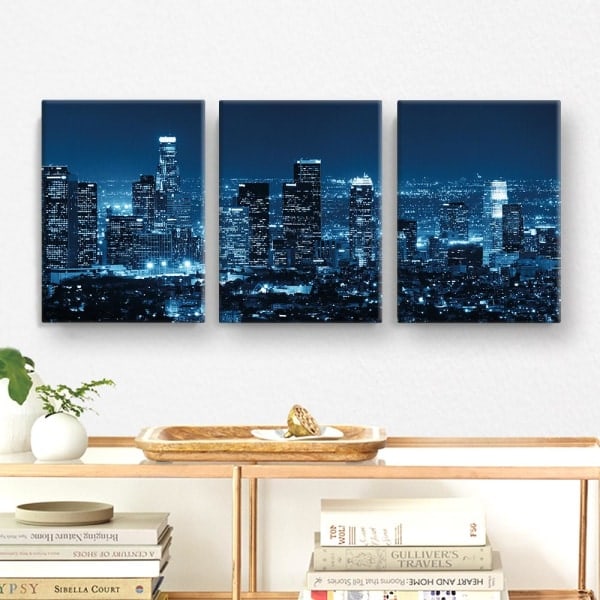 /Hc/Lerretbilde / Bildesett - Los Angeles - 90x40 cm - Lerret