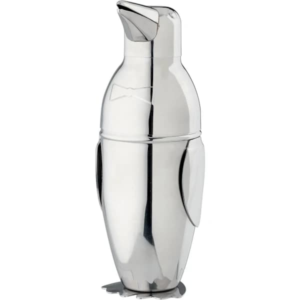 1 st Pingvin Cocktailshaker, Rostfritt Stål, Spegelfinish, 500 ml