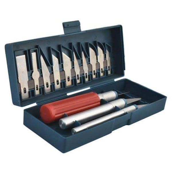 Hobbykniv / Skalpel - 16 dele - Kit - DIY multifärg Multicolor