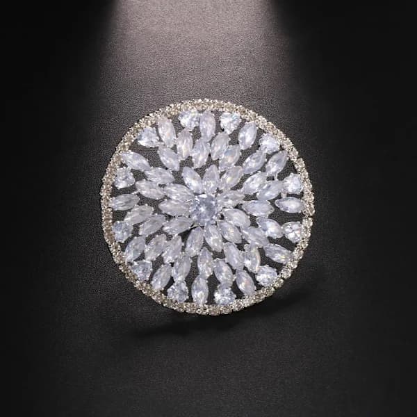 Överdriv Rhinestone Åpne Ringer Krystall Fingerring SØLV Sølv