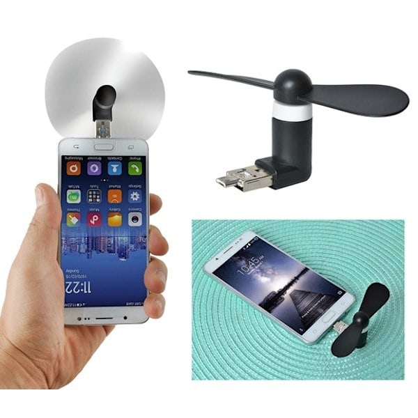 /Hc/Blæser Micro-USB - Tilslut til mobil Sort