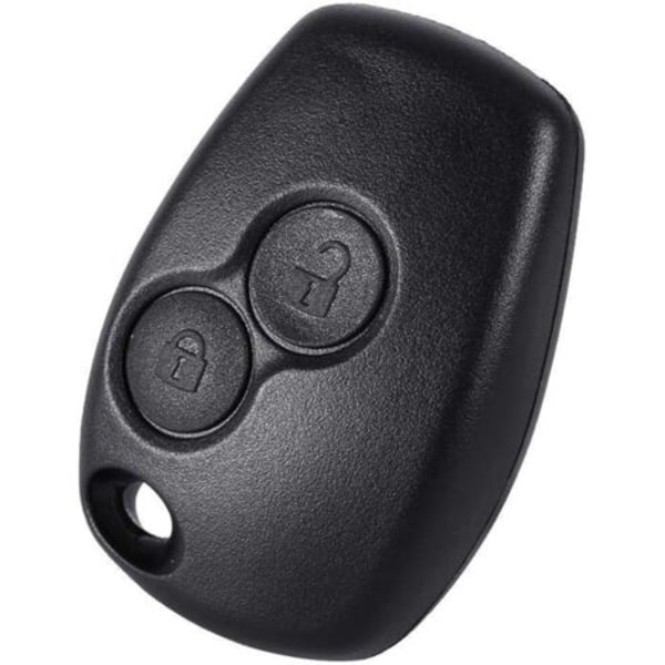 Ahlsen Fjernstart Bilnøkkel Fob 2 Knapper Bilnøkkel Fob Skall Beskyttelsesdeksel for Clio Kangoo Modus Master/NC/