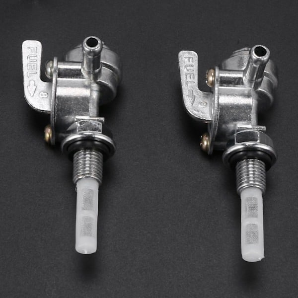 2X Universal Bensin Kran Bensin Omkopplare för Generator Gasmotor Bränsletankar_ NN