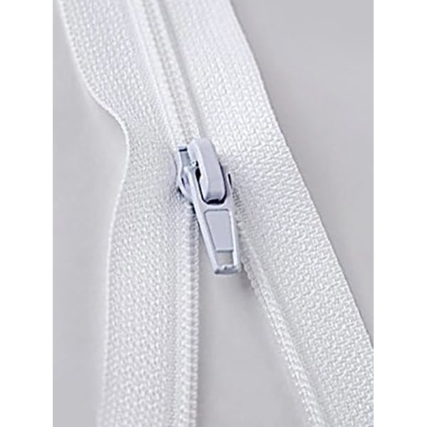 Nylon Glidelås for Syprosjekter 20 stk (Hvite)